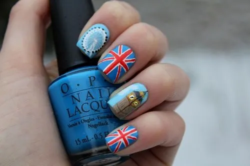 Uñas decoradas con dibujos de londres « Ideas & Consejos - Ideas ...
