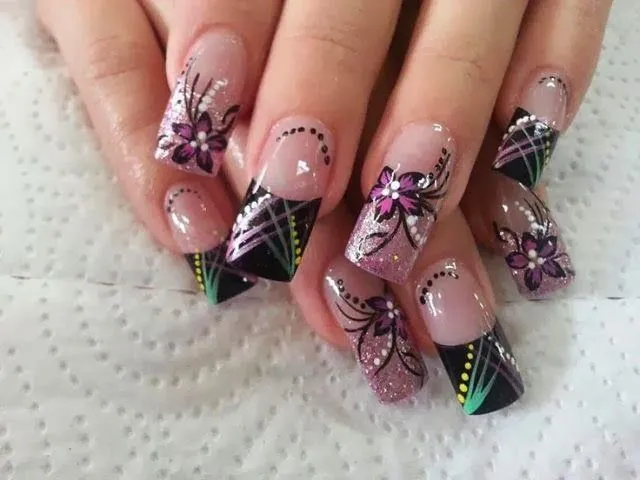 Uñas decoradas Diseño de uñas - decoraciones de uñas con gel ...