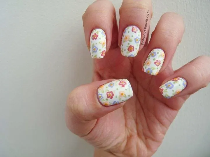 Uñas decoradas con flores | Imagenes chistosas y graciosas ...