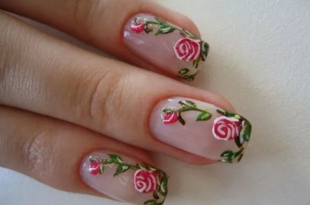 Uñas decoradas con flores en imagenes : Imagenes | Decoración y ...