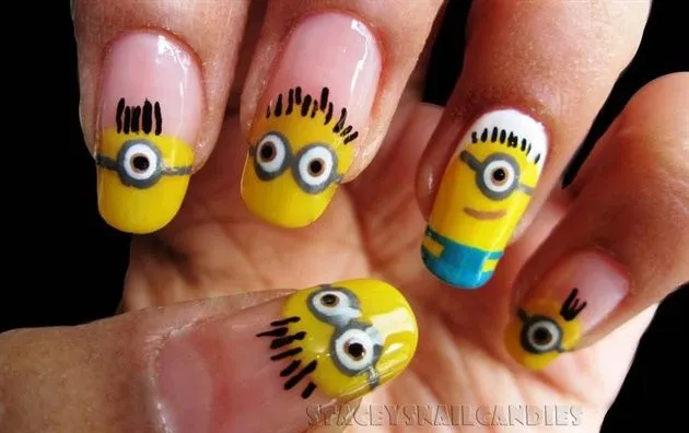 Uñas decoradas con Minions - ¿cómo hacer? : Imagenes | Decoración ...