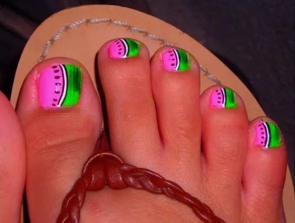 Uñas Decoradas para los Pies | 17 Ideas Originales - ε Diseños e ...