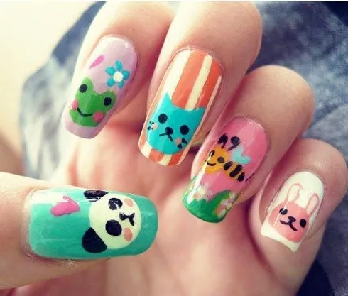 uñas infantiles decoradas - Buscar con Google | uñas con DISEÑO ...