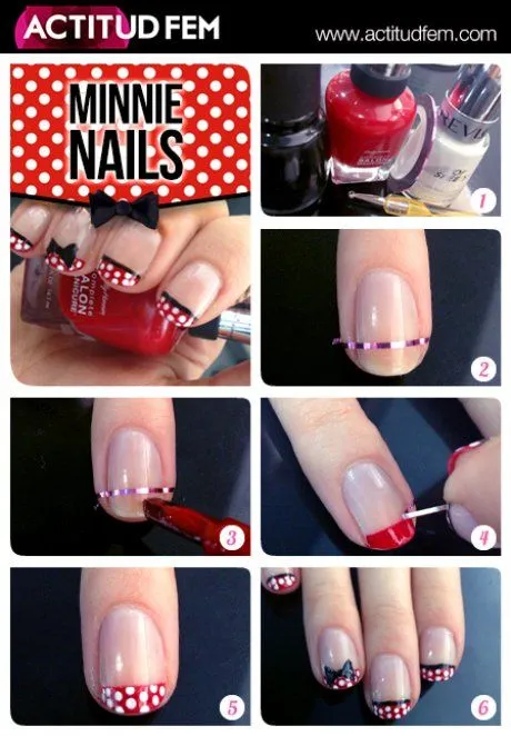 Tutorial: manicure de Minnie | ActitudFEM