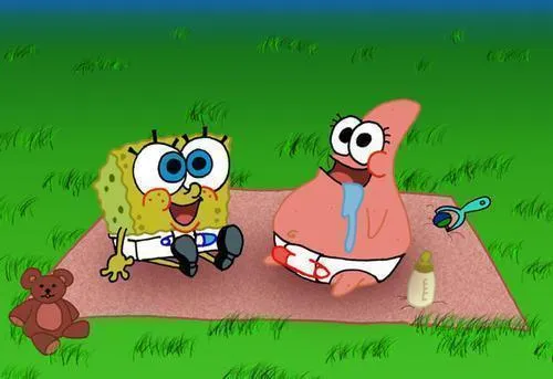 BOB ESPONJA Y PATRICIO BEBE… | spongebobtravelingtheworld