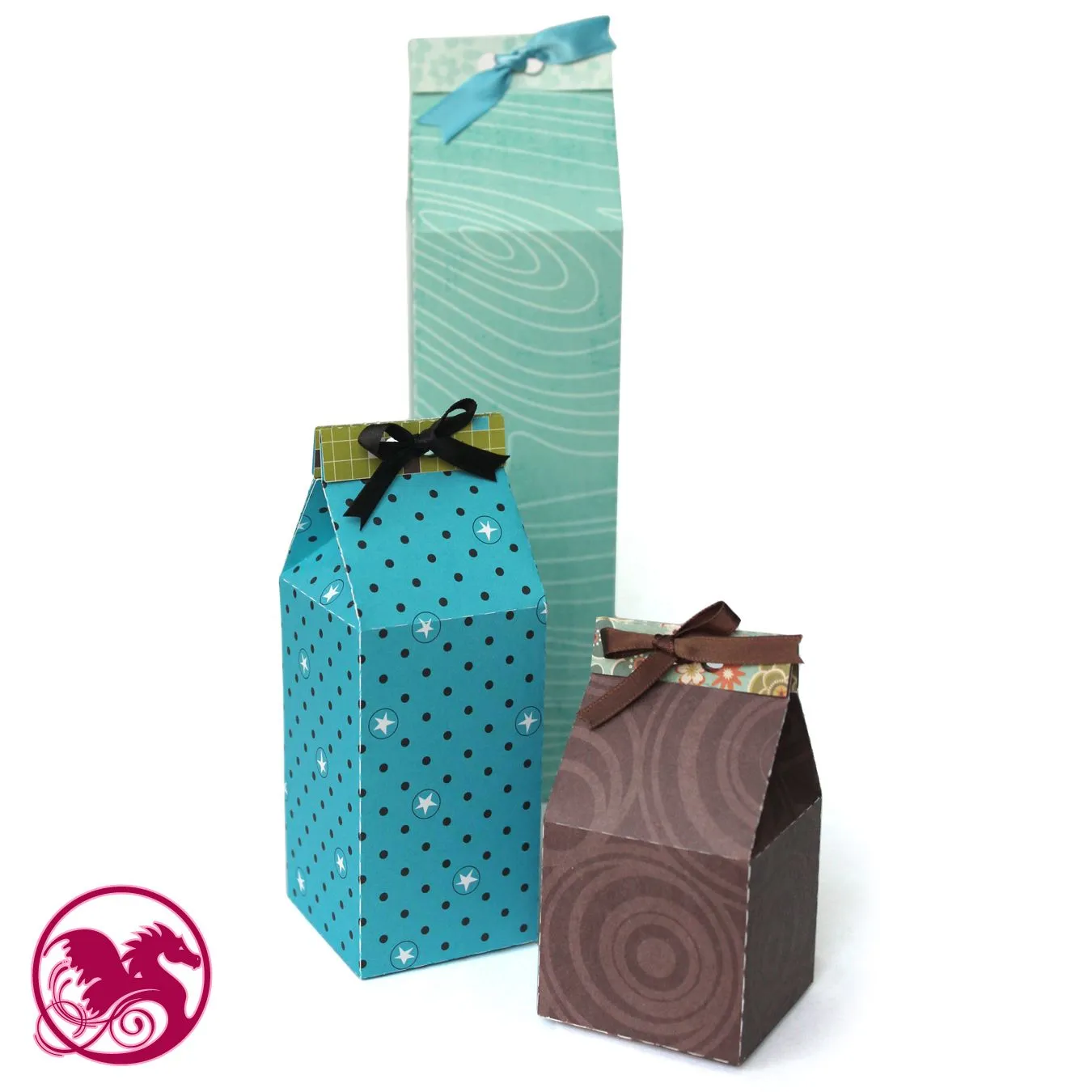 3 under 3 and more: Milk Carton Party Favor or Neighbor Gift Box ...