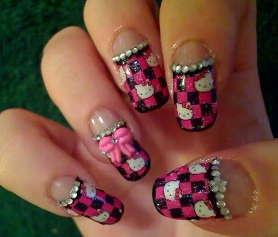 Todo Unhas: Diseños de Uñas de Hello Kitty