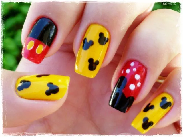 Todo Unhas: Ideas de Diseño de Uñas de Minnie y Mickey Mouse