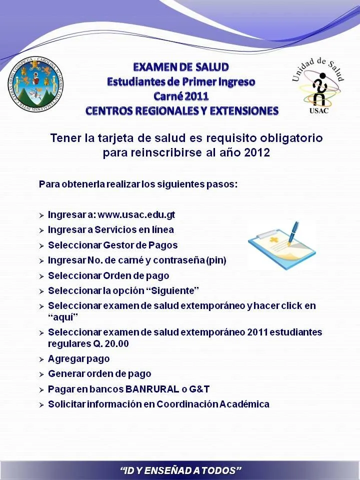 UNIDAD DE SALUD USAC