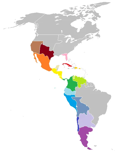 Estados Unidos de Hispanoamérica - Historia Alternativa