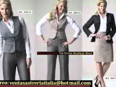 UNIFORMES PARA OFICINAS OTOÑO - INVIERNO 2012 - YouTube