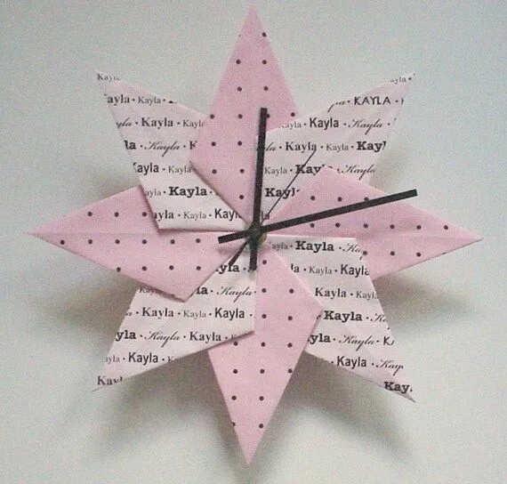 Unique Baby Shower Gift Idea Personalized Origami by Giftedpapers