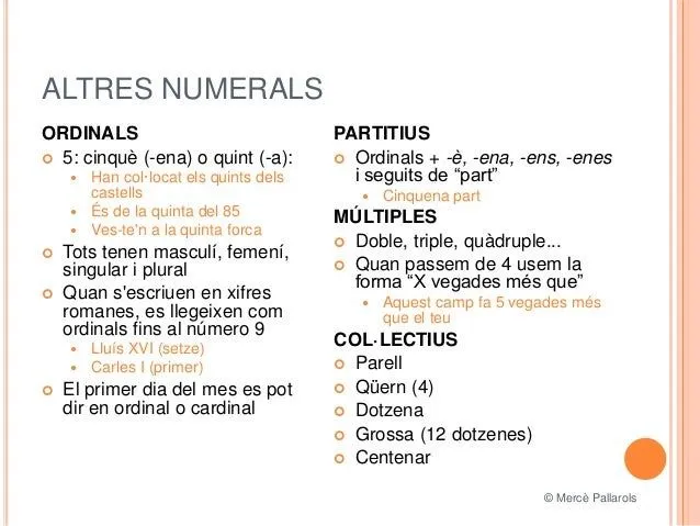 Unitat 1. Els determinants
