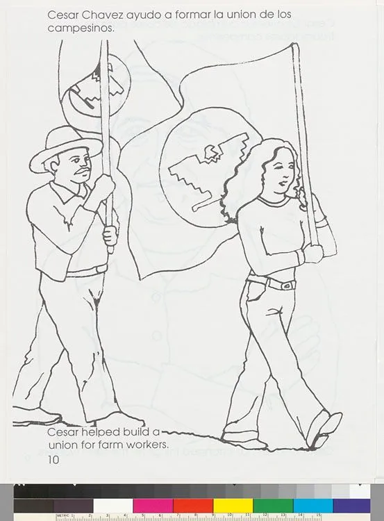 A United Farm Workers Coloring Book = Libro para colorear de los ...