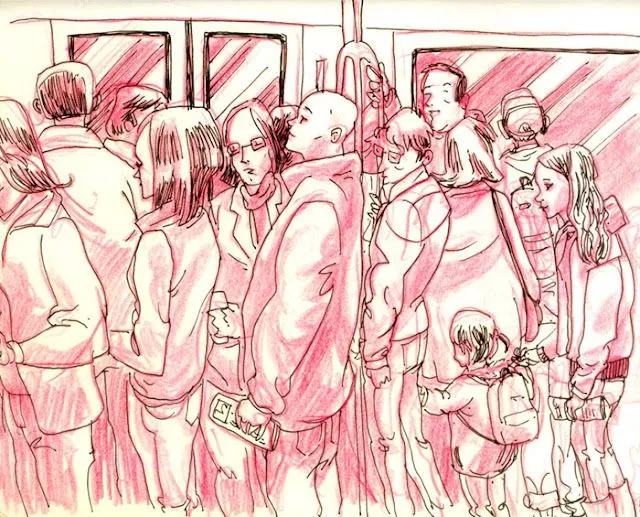 Urban Sketchers Spain. El mundo dibujo a dibujo.: Barcelona Metro [1]