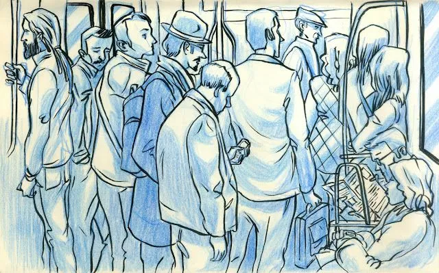 Urban Sketchers Spain. El mundo dibujo a dibujo.: Barcelona Metro [2]