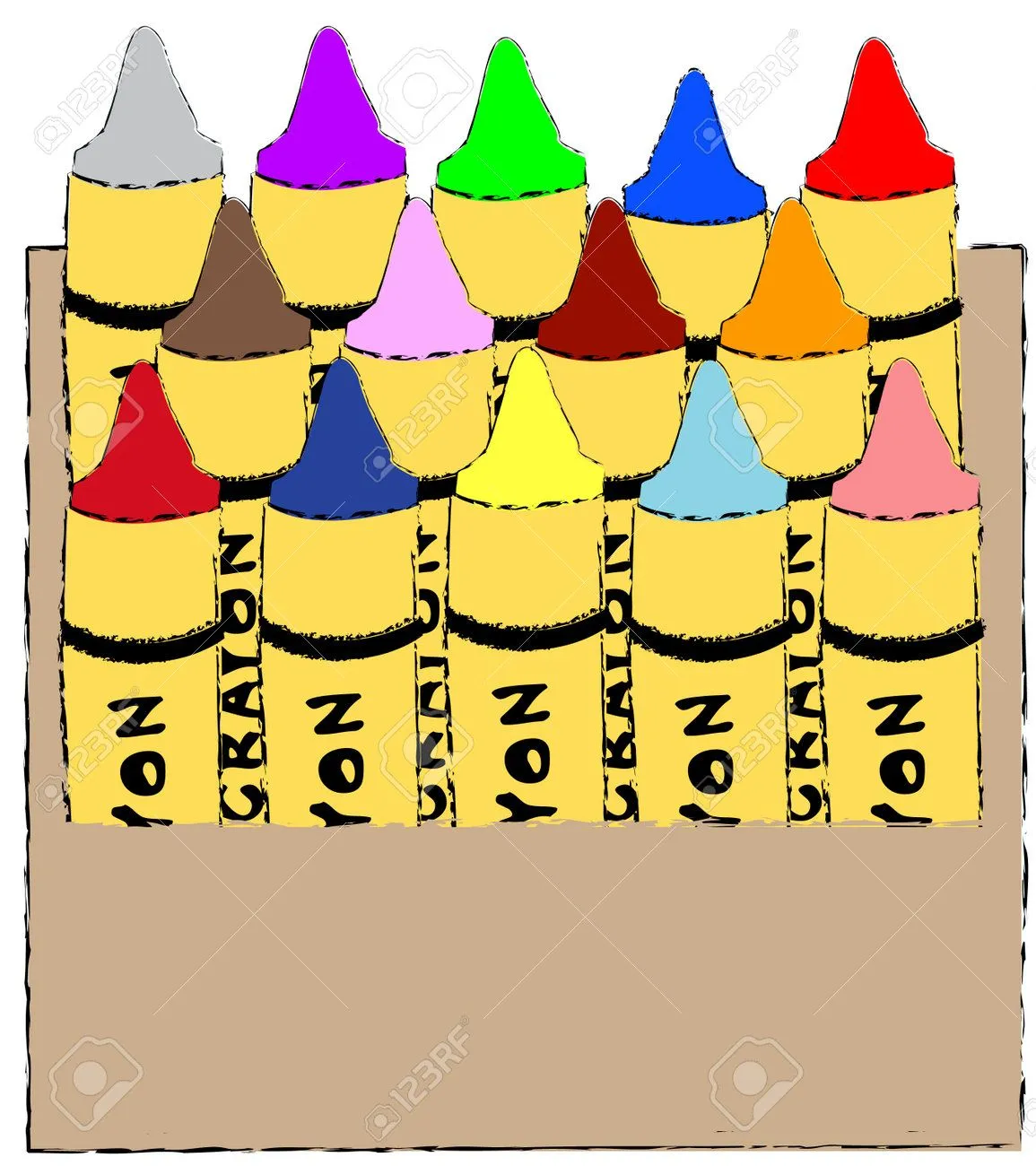 Utiles Escolares Para Colorear Imágenes De Archivo, Vectores ...