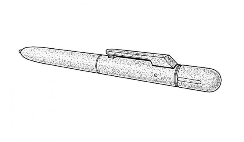 Útiles de escritura, Pinzas para instrumentos de escritura ...