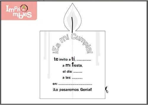 Bonitas invitaciones de cumpleaños para imprimir | Fiestas ...