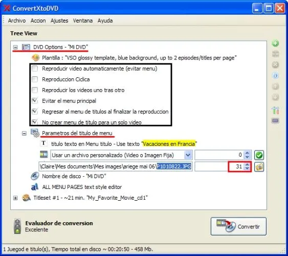 Como utilizar ConvertXtoDVD - Tutorial conversion avi en dvd ...