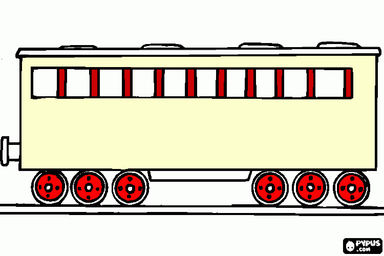 Dibujo de vagones de tren - Imagui