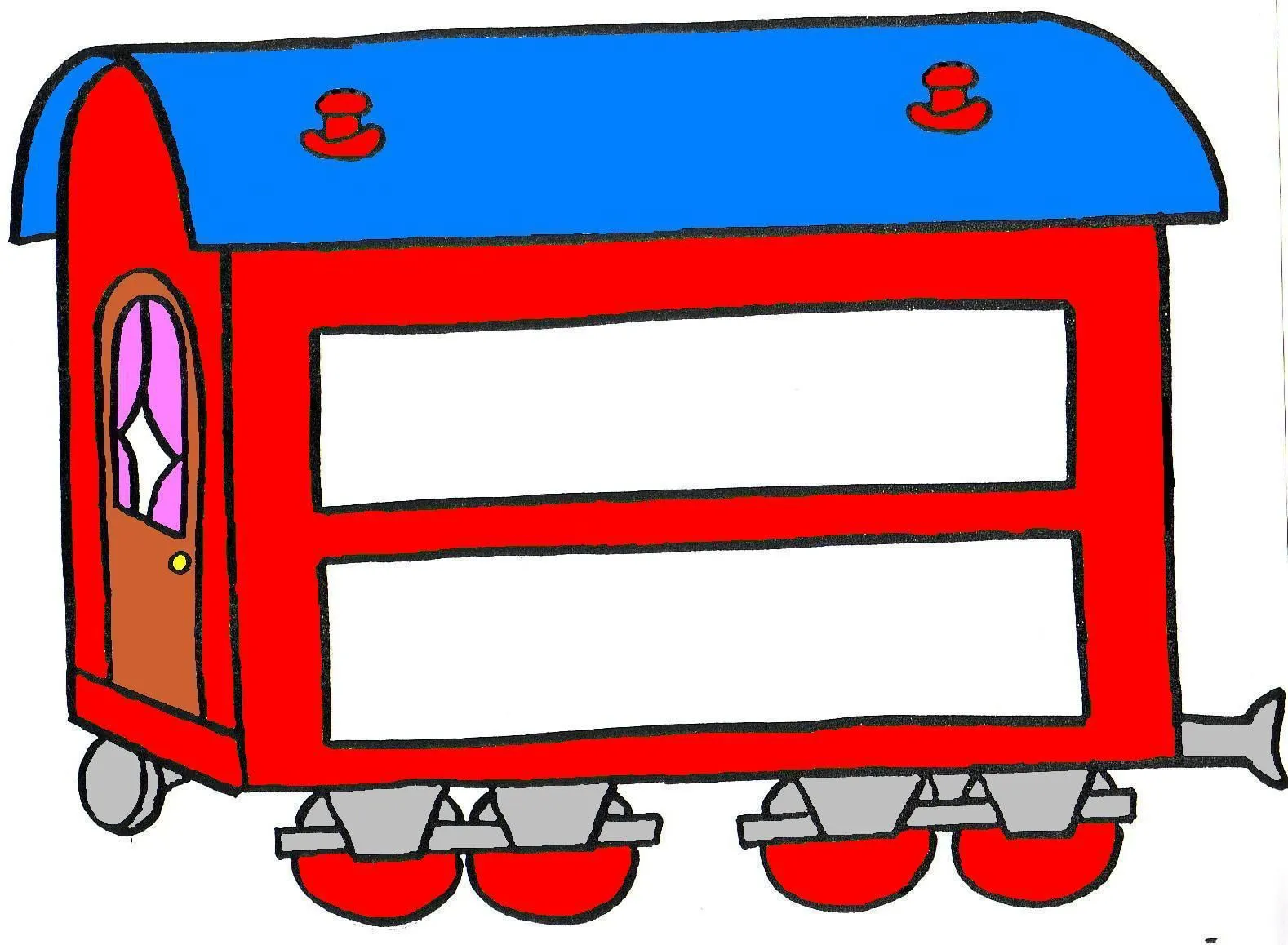 Vagones de tren infantil - Imagui