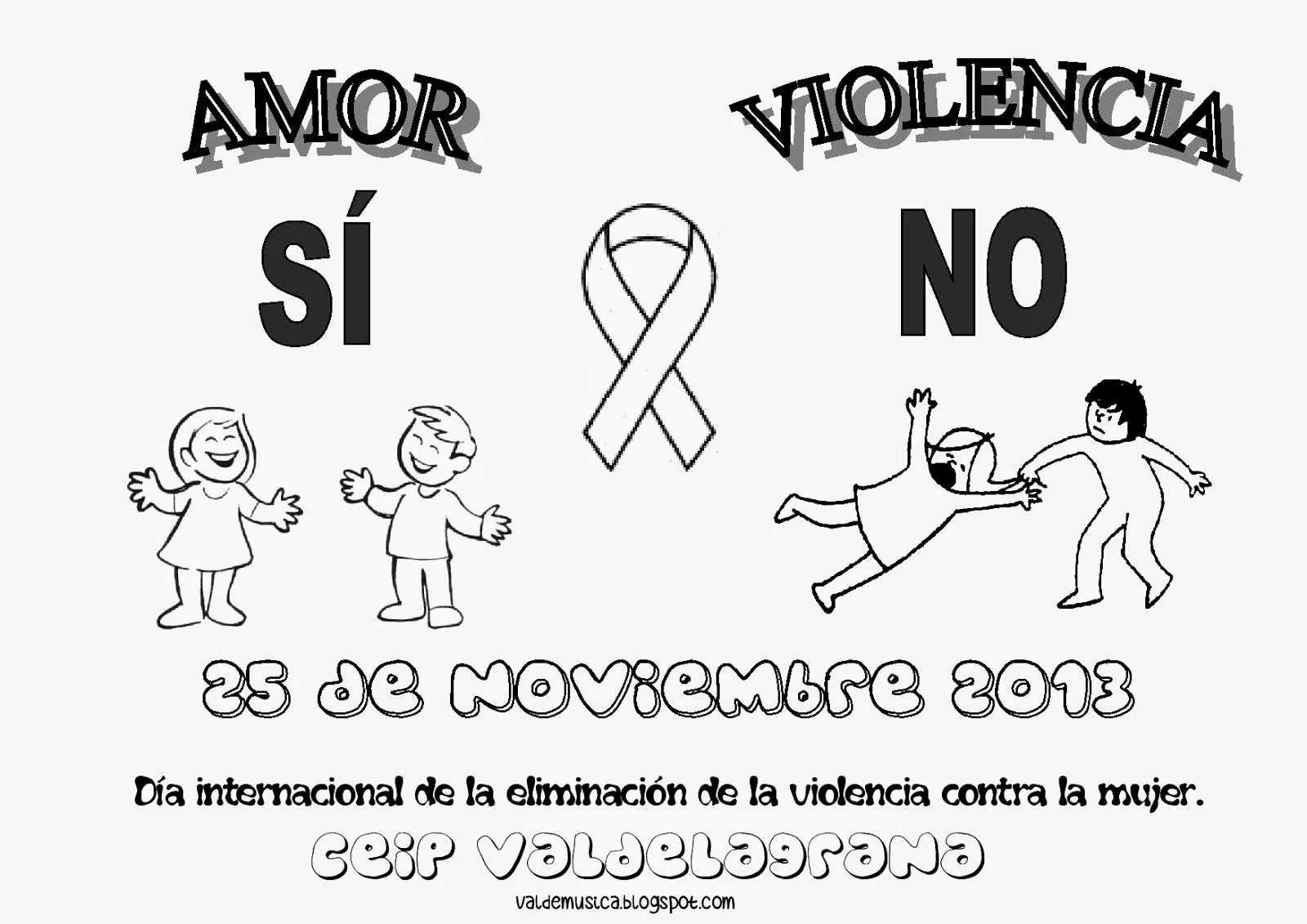 VALDELACOEDUCA: "NO" A LA VIOLENCIA CONTRA LA MUJER