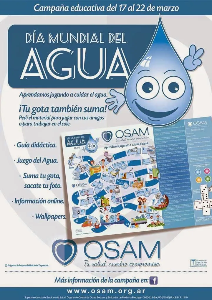 VALDEPLÁSTICA: UN CARTEL PUBLICITARIO PARA LA CAMPAÑA DEL DÍA DEL AGUA