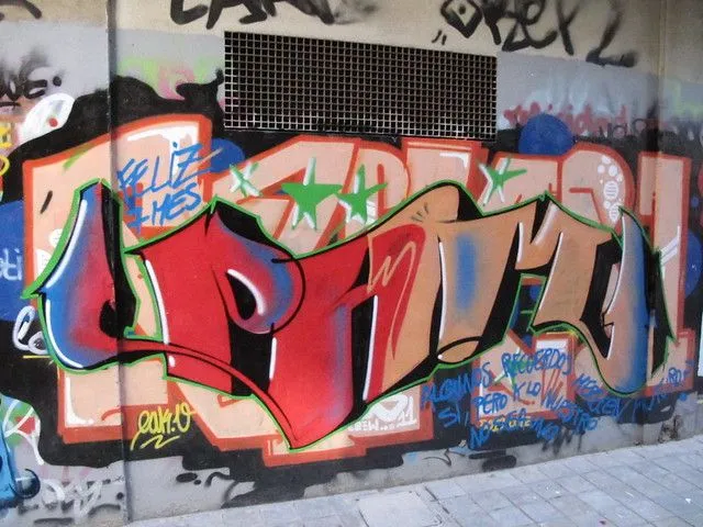 Valencia graffiti Pam | Flickr - Photo Sharing!