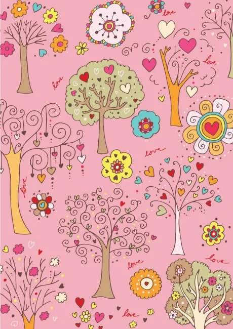 Valentine's Day Scrapbook Paper