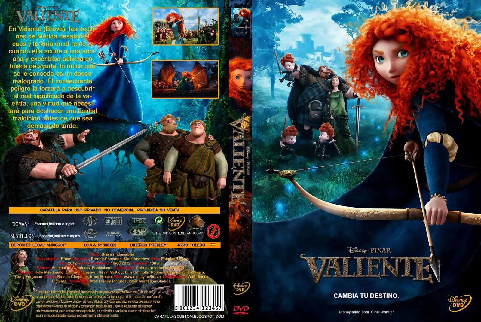 Valiente DVDR [NTSC][Aud y Subs:Ing y Esp.Lat] - Identi