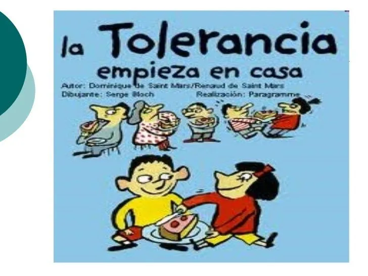 los valores humanos y morales: la tolerancia