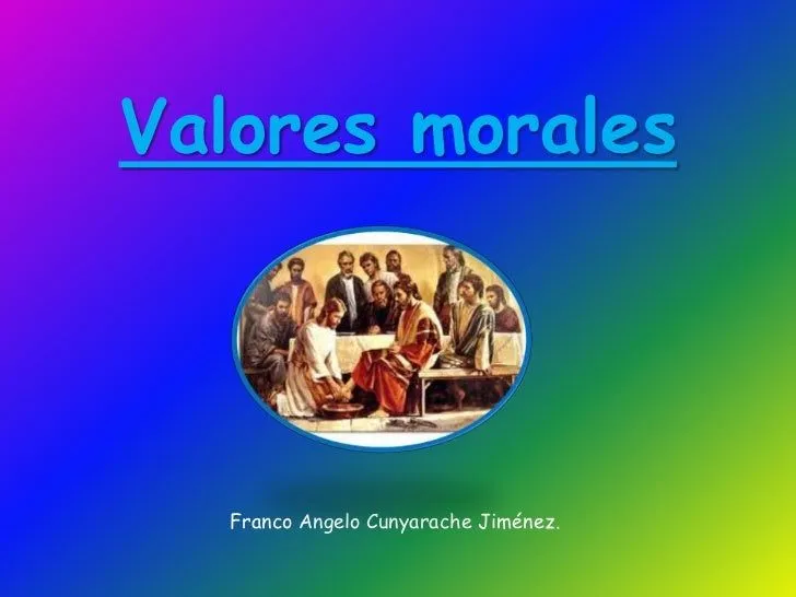 Valores morales