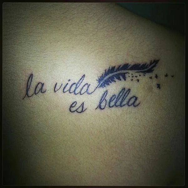 Vanessa Vargas on Twitter: "Just yesterday! First tattoo, la vida ...