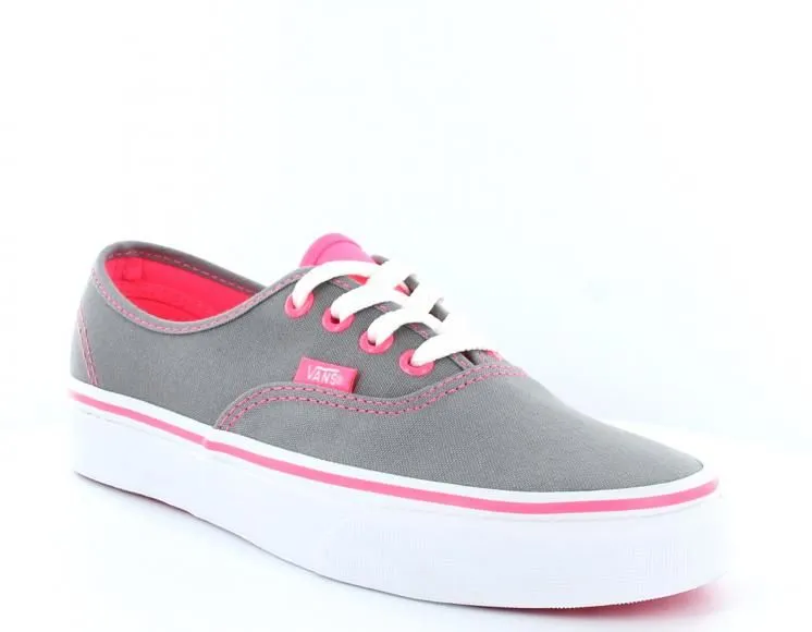 Vans Authentic GRIS/ROSE/FLUO - Impact Shoes