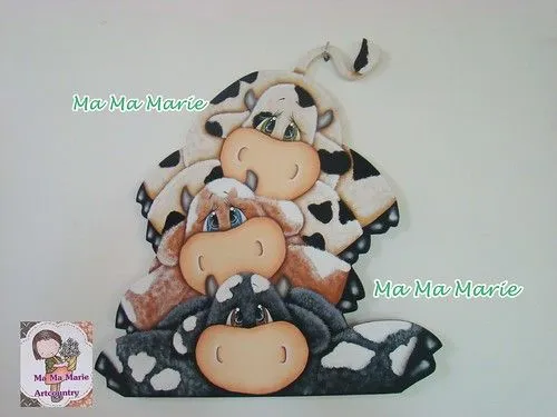 Pintura country de vacas - Imagui