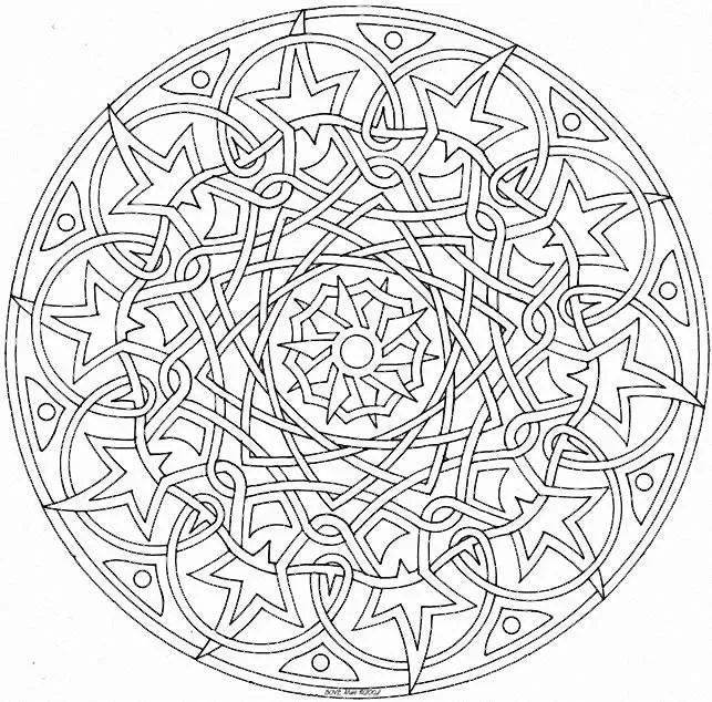 Varieté de Láminas para Decoupage: Mandalas en blanco y negro...