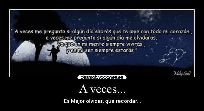 A veces... | Desmotivaciones