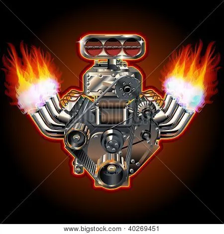 Vector Cartoon Turbo Engine Stock Vector & Stock Photos | Bigstock