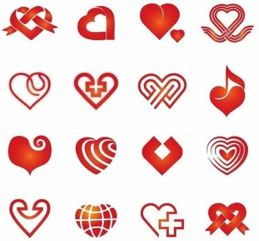 Vector de corazones Vector del corazón - vectores gratis para su ...