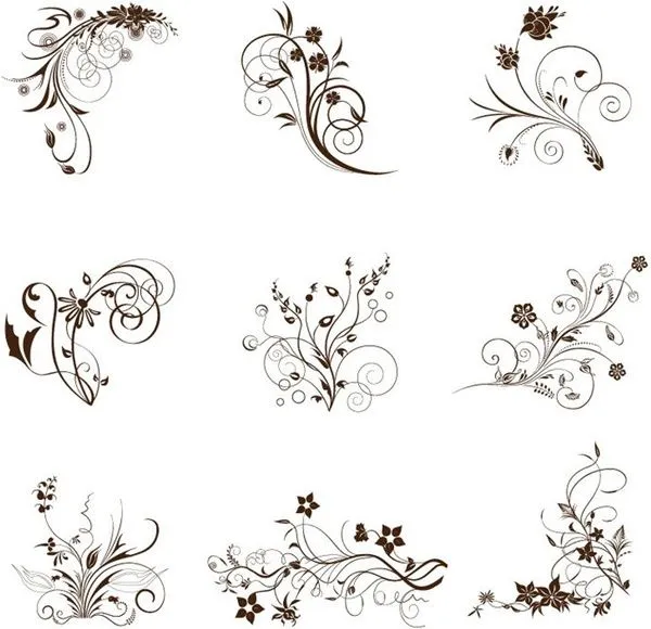 Vector decorative floral png Free vector for free download (about ...