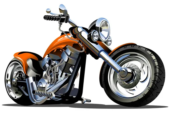 Vector de dibujos animados para motos — Vector stock © mechanik ...