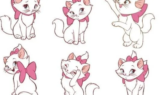 Vector Disney Marie Cat Set 02 | Mother-Daughter tattoos | Pinterest