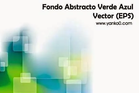 Vector (EPS) Fondo Abstractos Verde-Azul ~ Photoshop Facil