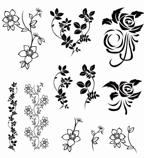 Vector Floral Pack | Free Vector Graphics | All Free Web Resources ...