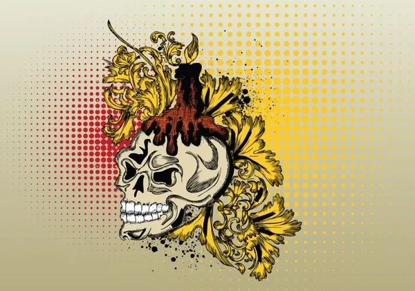 Vector Graphics Skull Imprimir Vector misceláneos - vectores ...