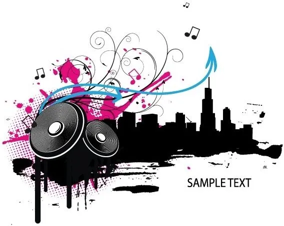 Vector music wallpaper Free vector for free download (about 39 files).