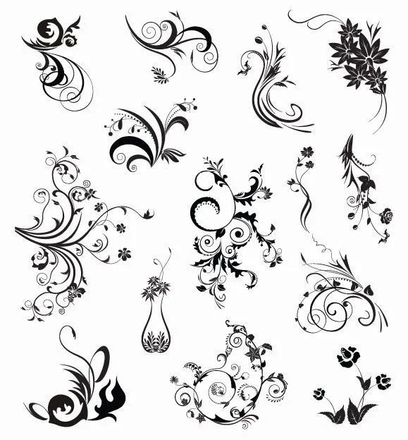 Vector Ornamental Design Elements | Free Vector Graphics | All ...