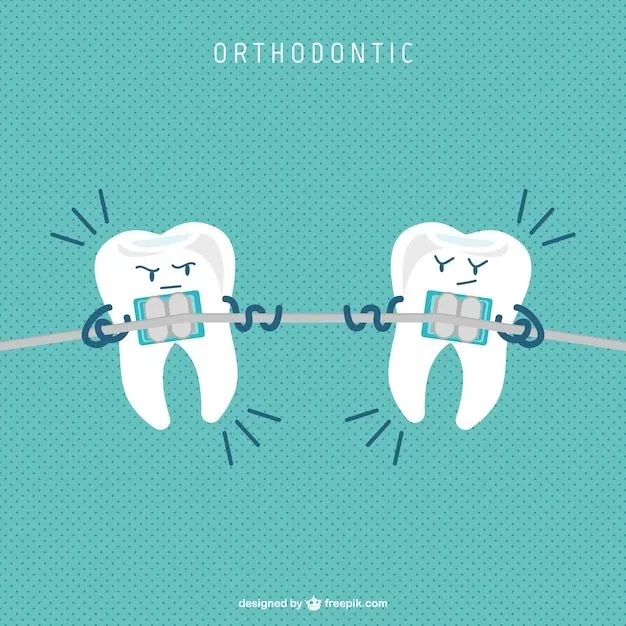 Vector ortodoncia estilo cómic | Descargar Vectores gratis