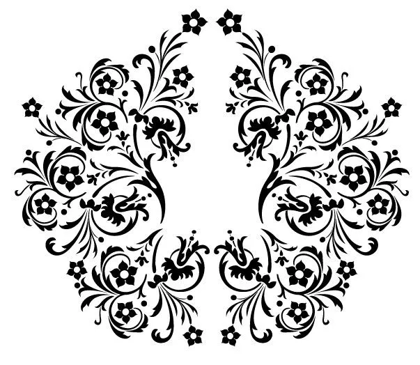 Vector de patrones en blanco y negro Free Download